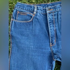 Murjani 70’s High Waisted Denim Jeans. True Vintage Denim  Find.